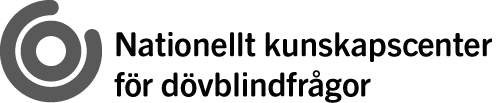 Nationellt kunskapscenter för dövblindfrågor - logotyp