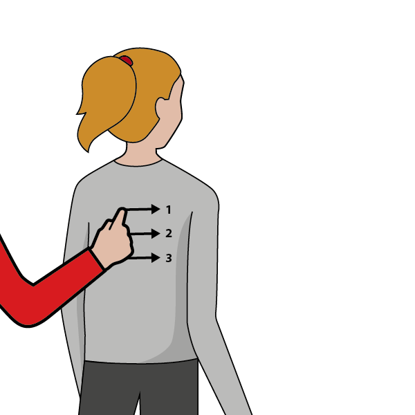 illustration för signalen snabbmeny-tangenten